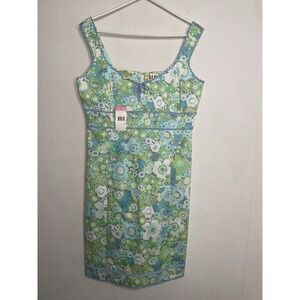 Sigrid Olsen‎ Sun Dress Cottagecore Empire Waist Knee Length